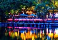 成都休闲好去处，公园茶馆超巴适，夜晚九眼桥、玉林氛围足